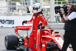 Обладатель поула Себастьян Феттель, Ferrari