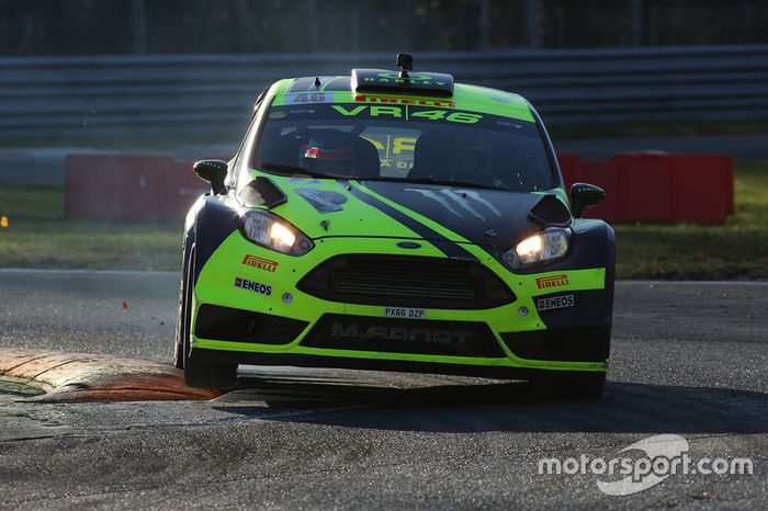 Valentino Rossi, Carlo Cassina, Ford Fiesta WRC