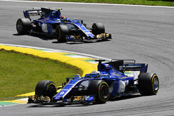 Marcus Ericsson, Sauber C36 and Pascal Wehrlein, Sauber C36