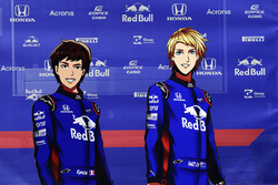 Versions manga de Pierre Gasly, Scuderia Toro Rosso et Brendon Hartley, Scuderia Toro Rosso