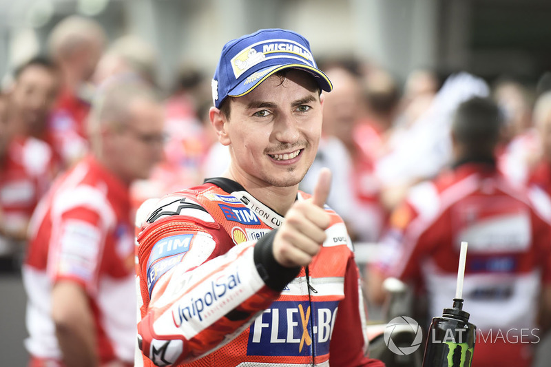 second place Jorge Lorenzo, Ducati Team