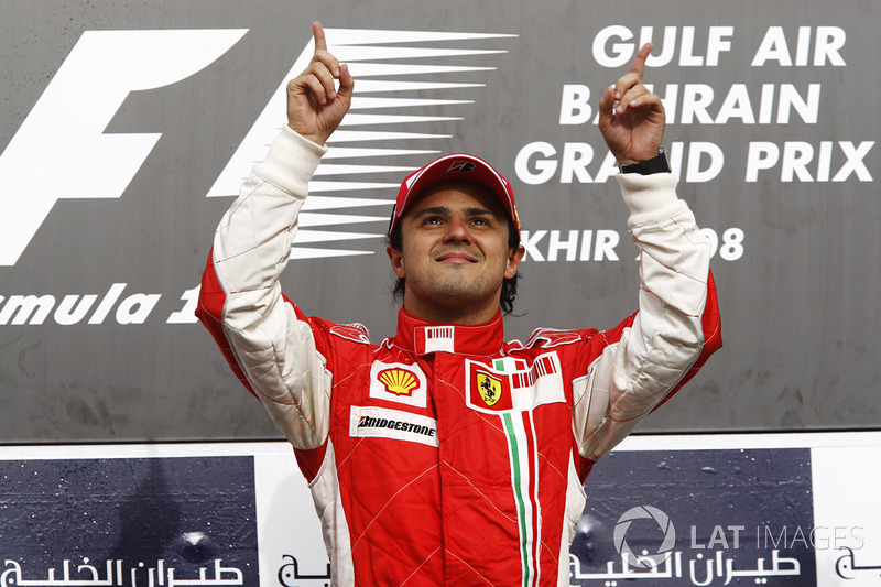 Il vincitore della gara Felipe Massa, Ferrari