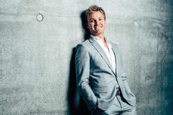 Nico Rosberg at the Mercedes museum