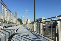 La pista dell'ePrix di Berlino in contruzione
