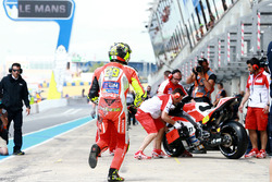 Andrea Iannone, Ducati Team na crash