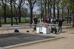 ePrix di Parigi, il circuito cittadino in allestimento