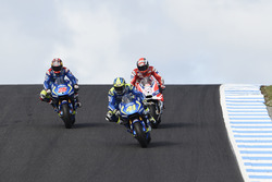 Maverick Viñales, Team Suzuki Ecstar MotoGP, Aleix Espargaro, Team Suzuki Ecstar MotoGP, Andrea Dovi