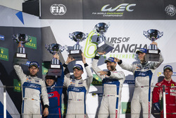 Podium GTE: Race winner #67 Ford Chip Ganassi Racing Team UK Ford GT: Andy Priaulx, Harry Tincknell;