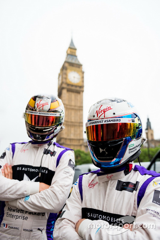 Jean-Eric Vergne and Sam Bird, DS Virgin Racing