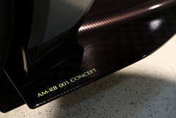 Detail shot of the AM-RB 001 concept car at the Aston Martin and Red Bull Racing Project AMRB 001 Unveil