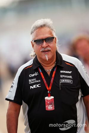 Доктор Виджей Малья, владелец команды Sahara Force India F1 Team