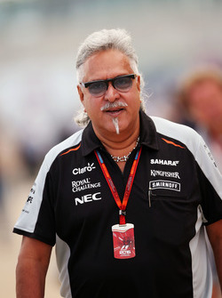 Доктор Виджей Малья, владелец команды Sahara Force India F1 Team
