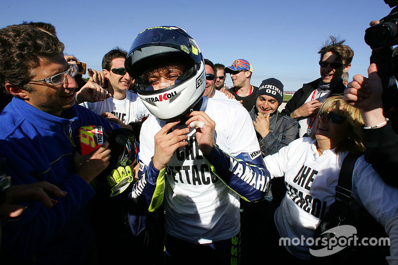 Championship winner Valentino Rossi