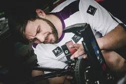 DS Virgin Racing mechanic at work