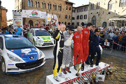 Podio: Federico Della Casa, Domenico Pozzi, Citroen C4 WRC #7, Alessandro Bettega, Paolo Cargnelutti