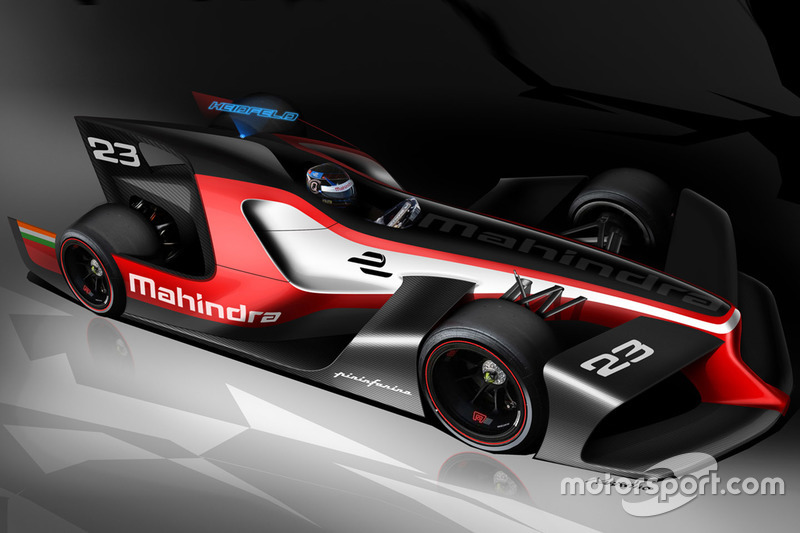 Konsep mobil Formula E Mahindra Racing Pininfarina