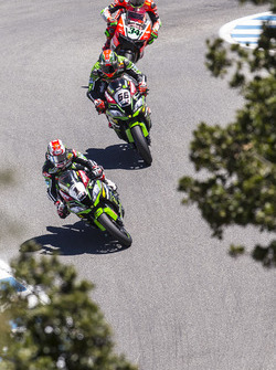 Jonathan Rea, Kawasaki Racing, Tom Sykes, Kawasaki Racing, Davide Giugliano, Ducati Team