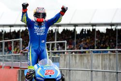 Maverick Viñales, Team Suzuki MotoGP, vainqueur de la course