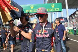 Carlos Sainz Jr., Scuderia Toro Rosso on the grid