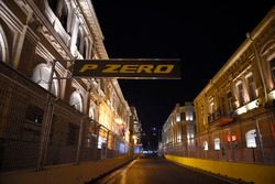 Ambiente de circuito de la ciudad de Bakú