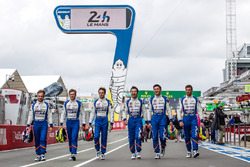 #36 Signatech Alpine A460: Gustavo Menezes, Nicolas Lapierre, Stéphane Richelmi et #35 Baxi DC Racing Alpine A460 Nissan: David Cheng, Ho-Pin Tung, Nelson Panciatici