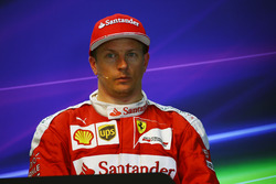 Kimi Raikkonen, Ferrari in the FIA Press Conference
