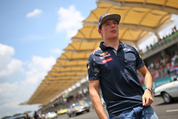 Max Verstappen, Red Bull Racing en el desfile de pilotos