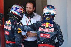 Max Verstappen, Red Bull Racing RB12 and Daniel Ricciardo, Red Bull Racing RB12