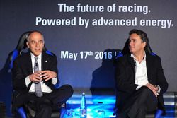 Alejandro Agag, CEO Formula E, Francesco Starace, CEO General Manager Enel Group