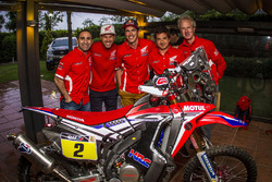 Joan Barreda, Paulo Goncalves e Michael Metge, Honda