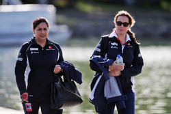 Monisha Kaltenborn, Sauber Team Principal (Left)