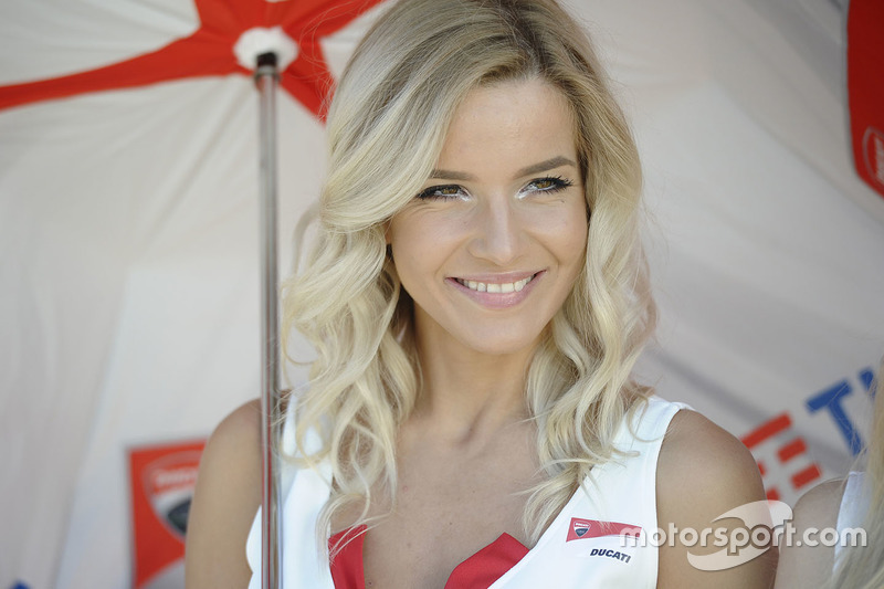 Lovely Ducati Team girl