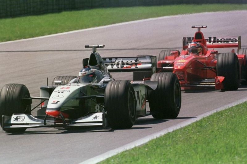 Mika Hakkinen y Michael Schumacher