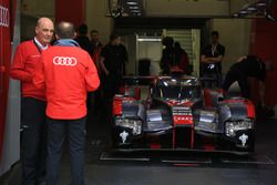 #7 Audi Sport Team Joest Audi R18 dan Dr. Wolfgang Ullrich, Head of Audi Sport