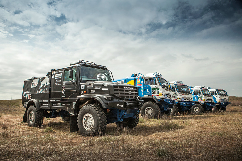 De nieuwe truck van het Kamaz Master Team