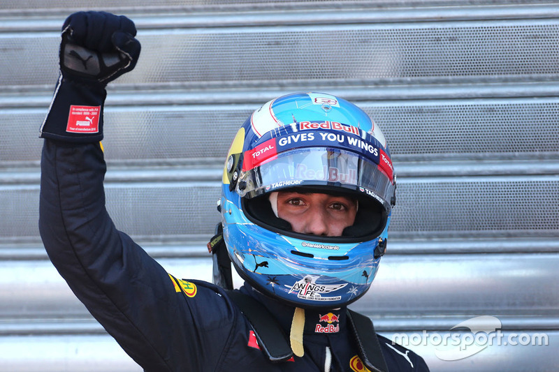 Polesitter Daniel Ricciardo, Red Bull Racing