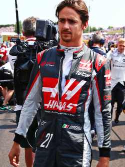 Esteban Gutierrez, Haas F1 Team sur la grille