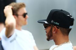 Lewis Hamilton, Mercedes AMG F1 Team et Nico Rosberg, Mercedes AMG F1 Team