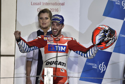 Podium : Andrea Dovizioso, Ducati Team, Ducati