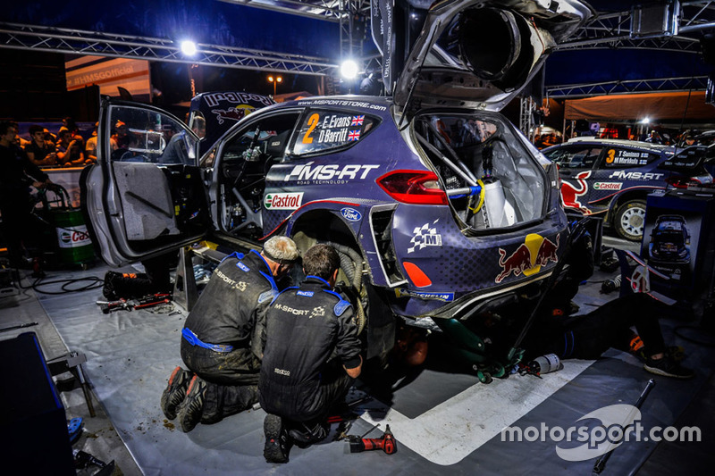 M-Sport mechanics at work