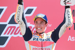 Podium : le vainqueur Marc Marquez, Repsol Honda Team
