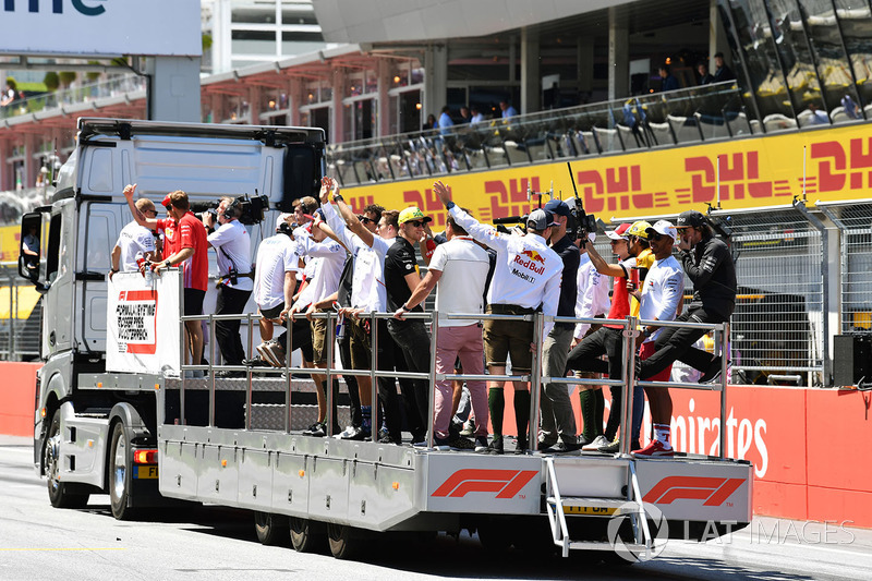 Drivers parade