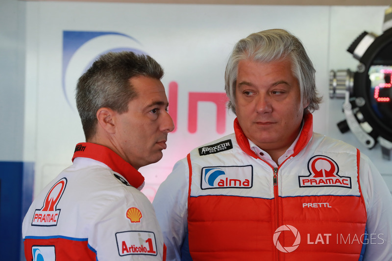 Francesco Guidotti, Team manager Pramac Racing, Paolo Campinoti, Team principal Pramac Racing