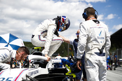 Sergey Sirotkin, Williams Racing, op de grid