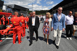 Chase Carey, Chief Executive Officer and Executive Chairman of the Formula One Group and Sean Bratches, Formula One Managing Director, Commercial Operations on the grid