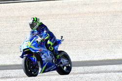 Andrea Iannone, Team Suzuki MotoGP after his crash