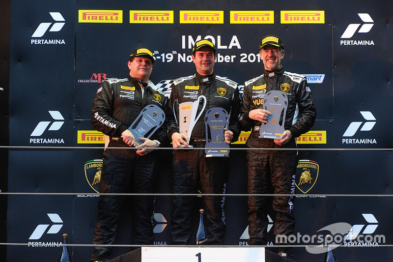Podio Europa LB Cup: al primo posto William Van Deyzen, Van Der Horst Motorsport, al secondo posto Gerard Van der Horst, Van Der Horst Motorsport, al terzo posto Toro Loco: Tim Richards, Toro Loco