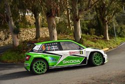 Umberto Scandola, Guido D'Amore, Skoda Fabia R5, Daytona Race