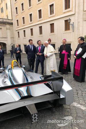 Pope Francis, Alejandro Agag, CEO, Formula E