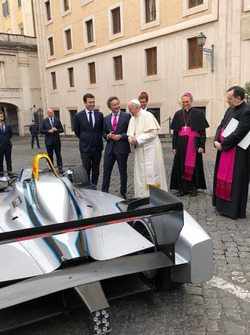 Pope Francis, Alejandro Agag, CEO, Formula E